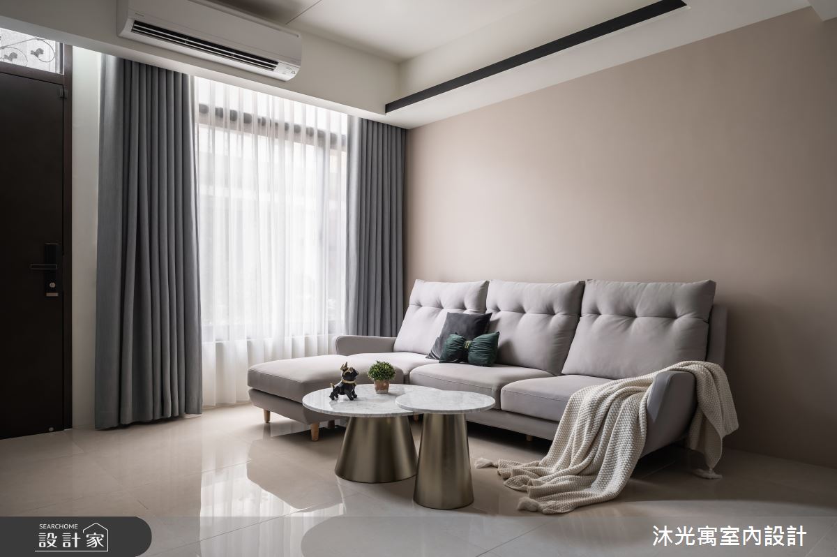 30坪新成屋(5年以下)＿現代風客廳案例圖片＿沐光寓室內設計＿沐光寓_07之11