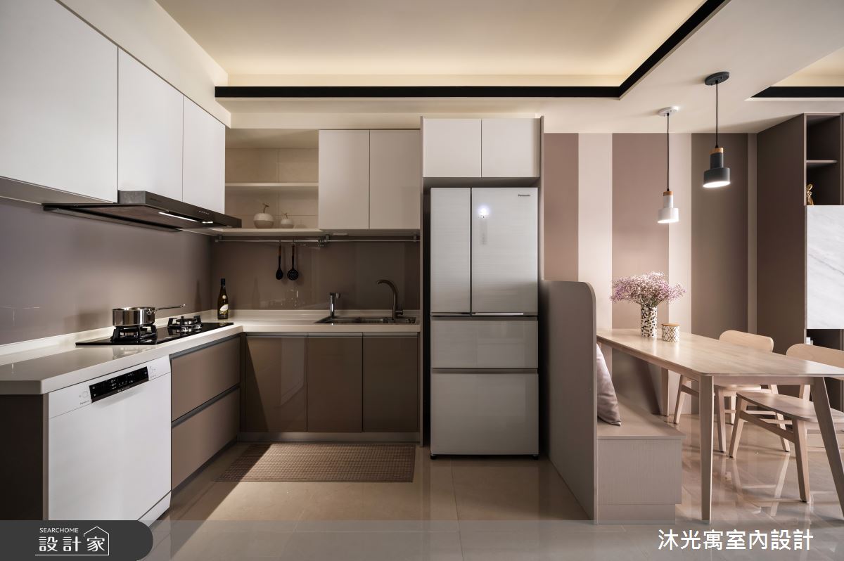 30坪新成屋(5年以下)＿現代風廚房案例圖片＿沐光寓室內設計＿沐光寓_07之18