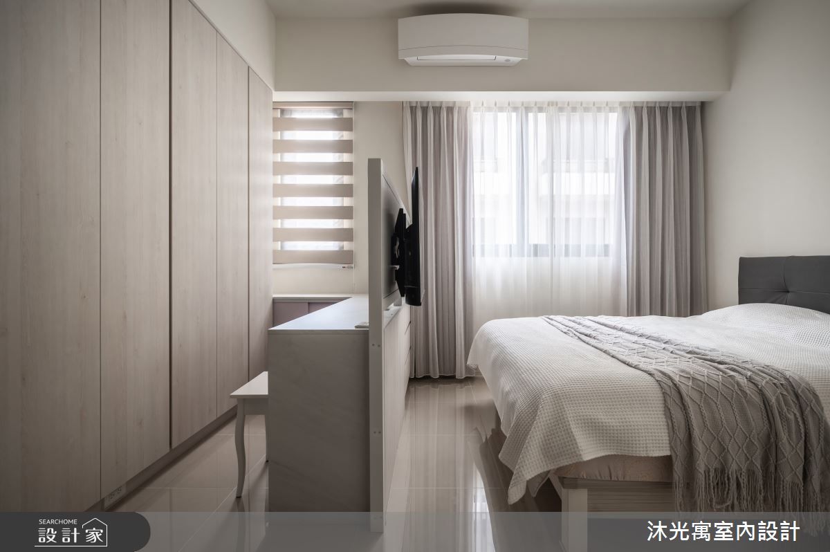 30坪新成屋(5年以下)＿現代風臥室案例圖片＿沐光寓室內設計＿沐光寓_07之19