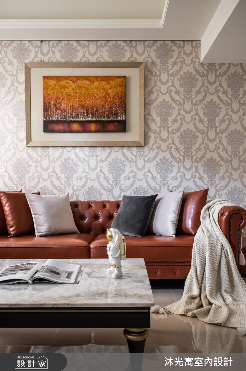 30坪新成屋(5年以下)＿新古典客廳案例圖片＿沐光寓室內設計＿沐光寓_08之7