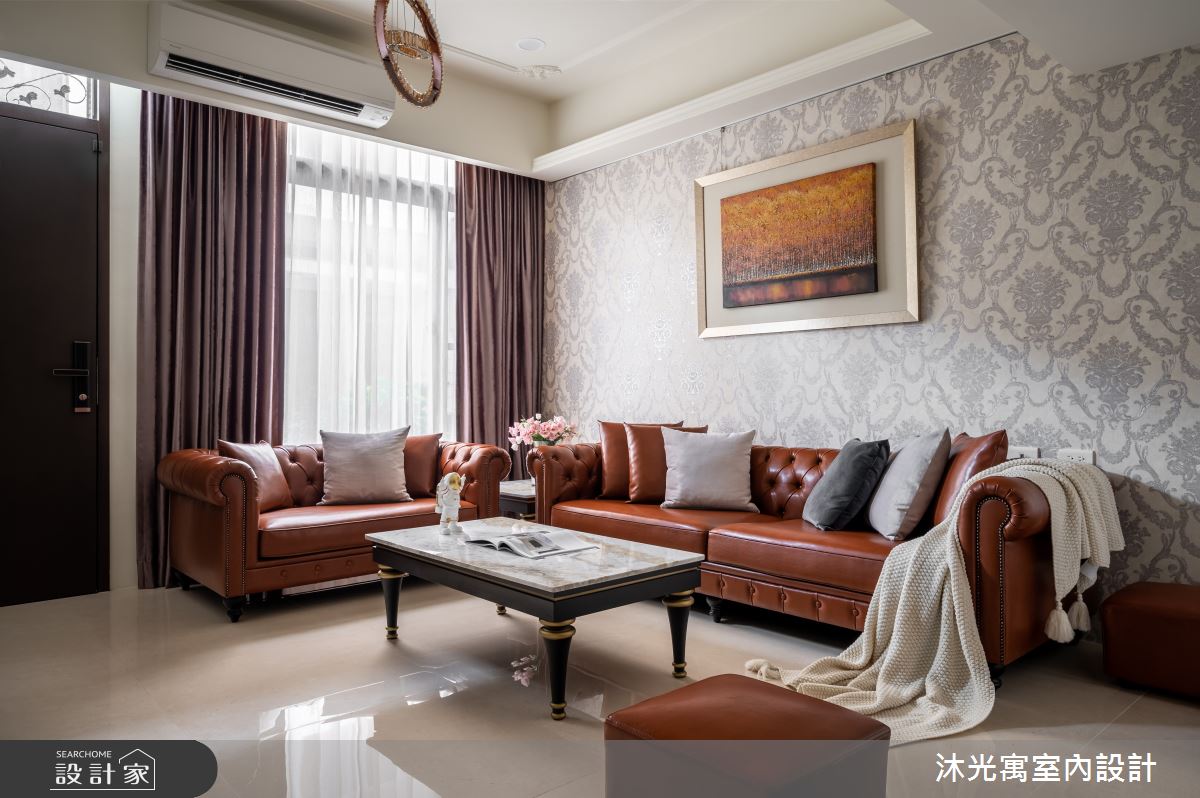 30坪新成屋(5年以下)＿新古典客廳案例圖片＿沐光寓室內設計＿沐光寓_08之5