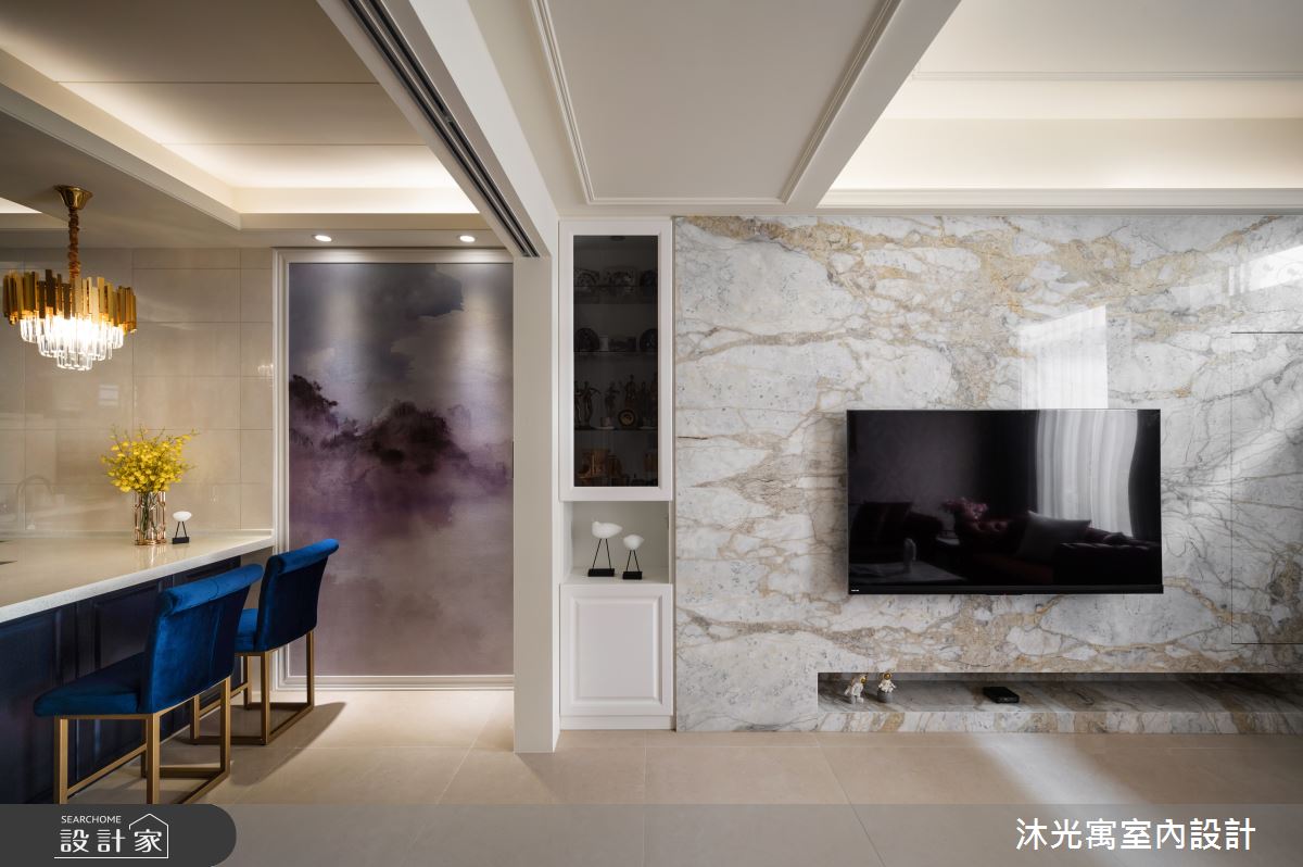 30坪新成屋(5年以下)＿新古典客廳案例圖片＿沐光寓室內設計＿沐光寓_08之10