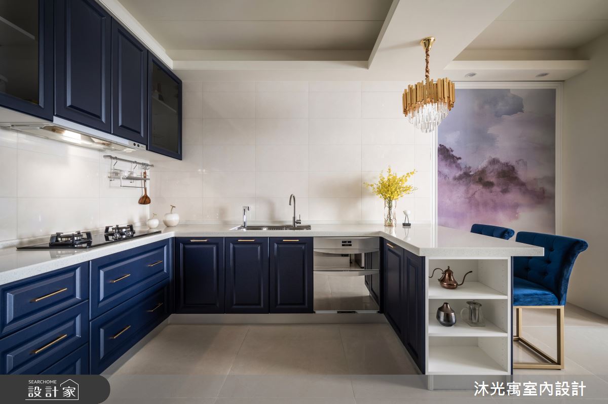 30坪新成屋(5年以下)＿新古典廚房案例圖片＿沐光寓室內設計＿沐光寓_08之14