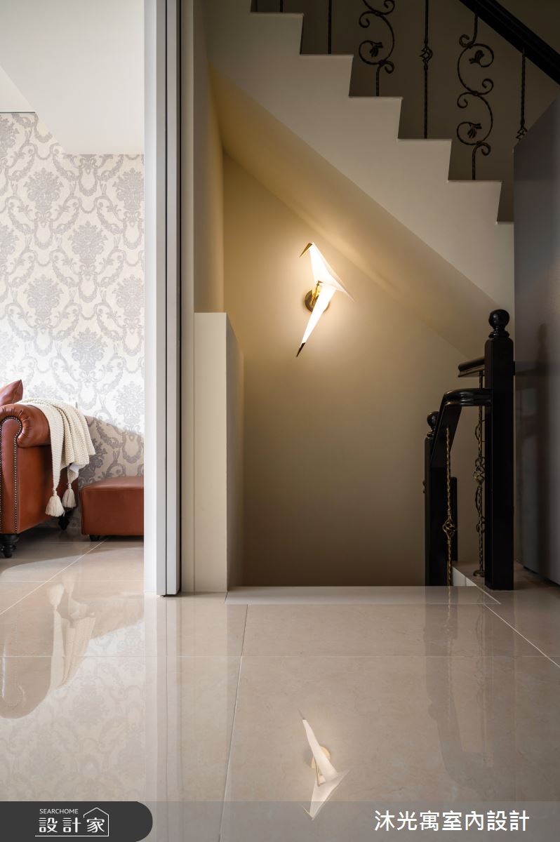 30坪新成屋(5年以下)＿新古典樓梯案例圖片＿沐光寓室內設計＿沐光寓_08之16