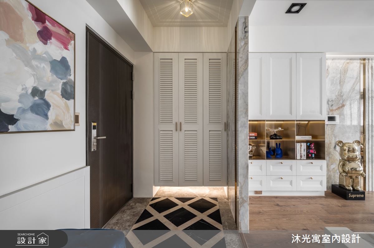 46坪新成屋(5年以下)＿混搭風玄關案例圖片＿沐光寓室內設計＿沐光寓_09之2