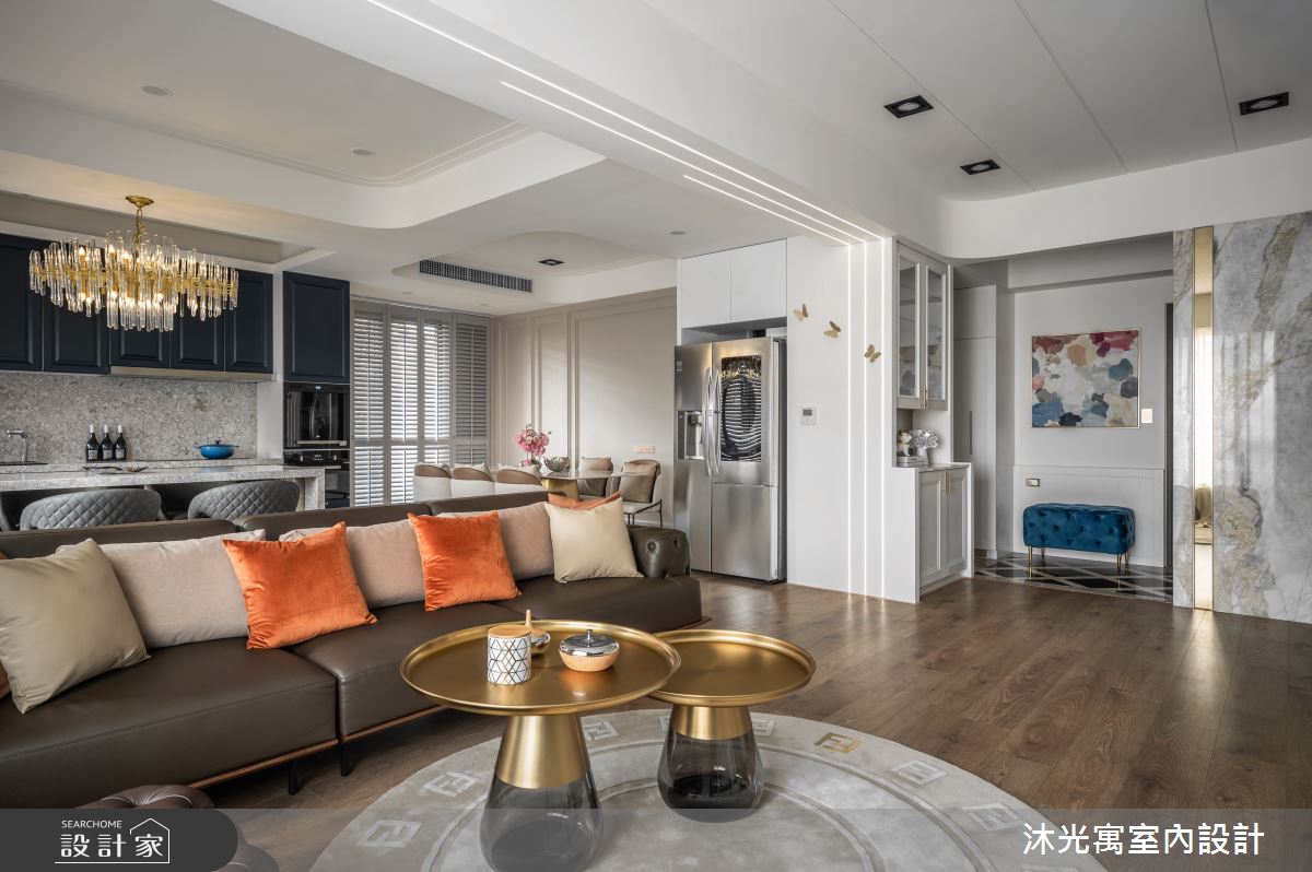 46坪新成屋(5年以下)＿混搭風玄關客廳案例圖片＿沐光寓室內設計＿沐光寓_09之9