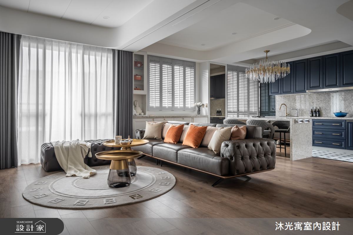 46坪新成屋(5年以下)＿混搭風客廳案例圖片＿沐光寓室內設計＿沐光寓_09之11