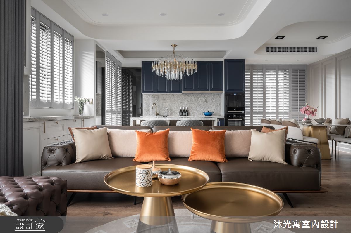 46坪新成屋(5年以下)＿混搭風客廳案例圖片＿沐光寓室內設計＿沐光寓_09之12