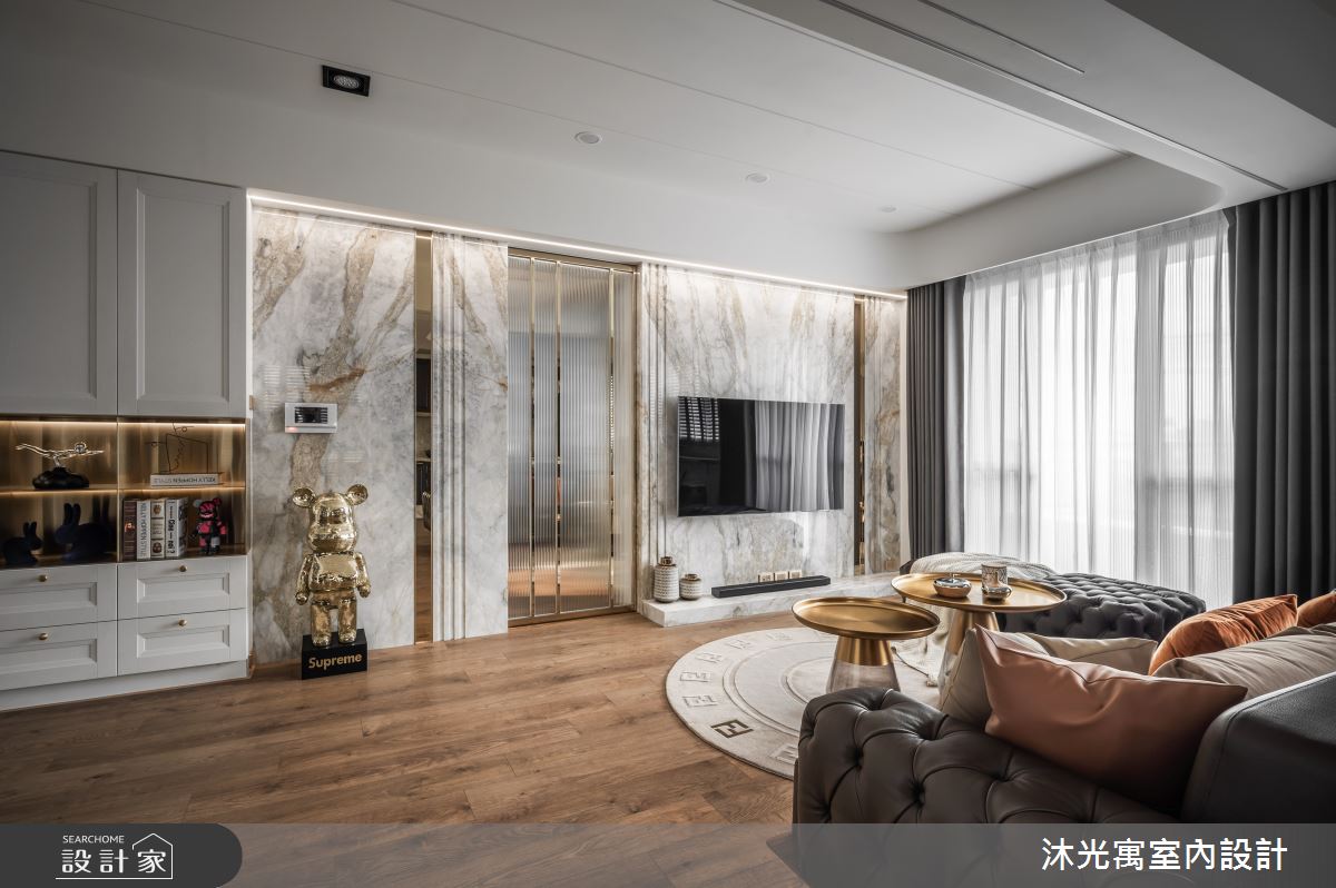 46坪新成屋(5年以下)＿混搭風客廳案例圖片＿沐光寓室內設計＿沐光寓_09之13