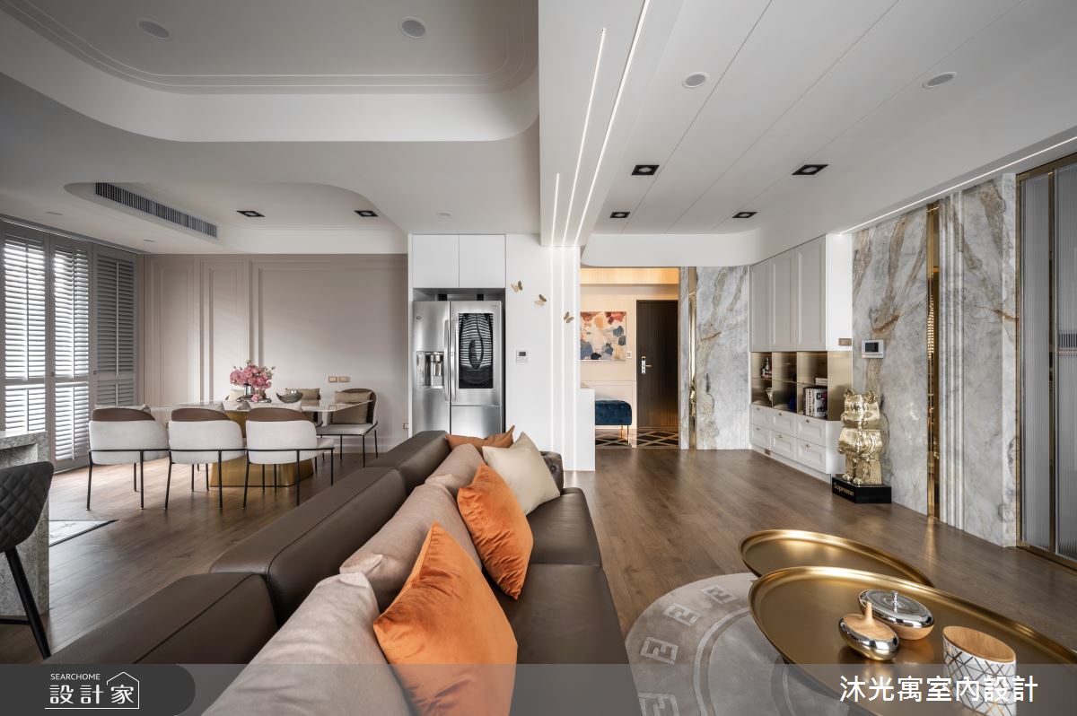 46坪新成屋(5年以下)＿混搭風客廳餐廳案例圖片＿沐光寓室內設計＿沐光寓_09之16