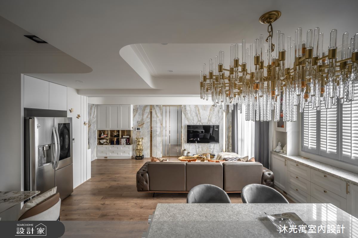 46坪新成屋(5年以下)＿混搭風客廳餐廳案例圖片＿沐光寓室內設計＿沐光寓_09之17