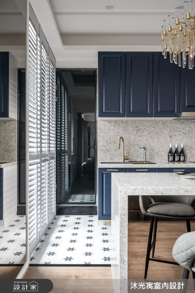 46坪新成屋(5年以下)＿混搭風廚房中島案例圖片＿沐光寓室內設計＿沐光寓_09之23