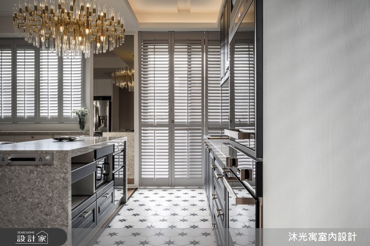 46坪新成屋(5年以下)＿混搭風廚房中島案例圖片＿沐光寓室內設計＿沐光寓_09之22