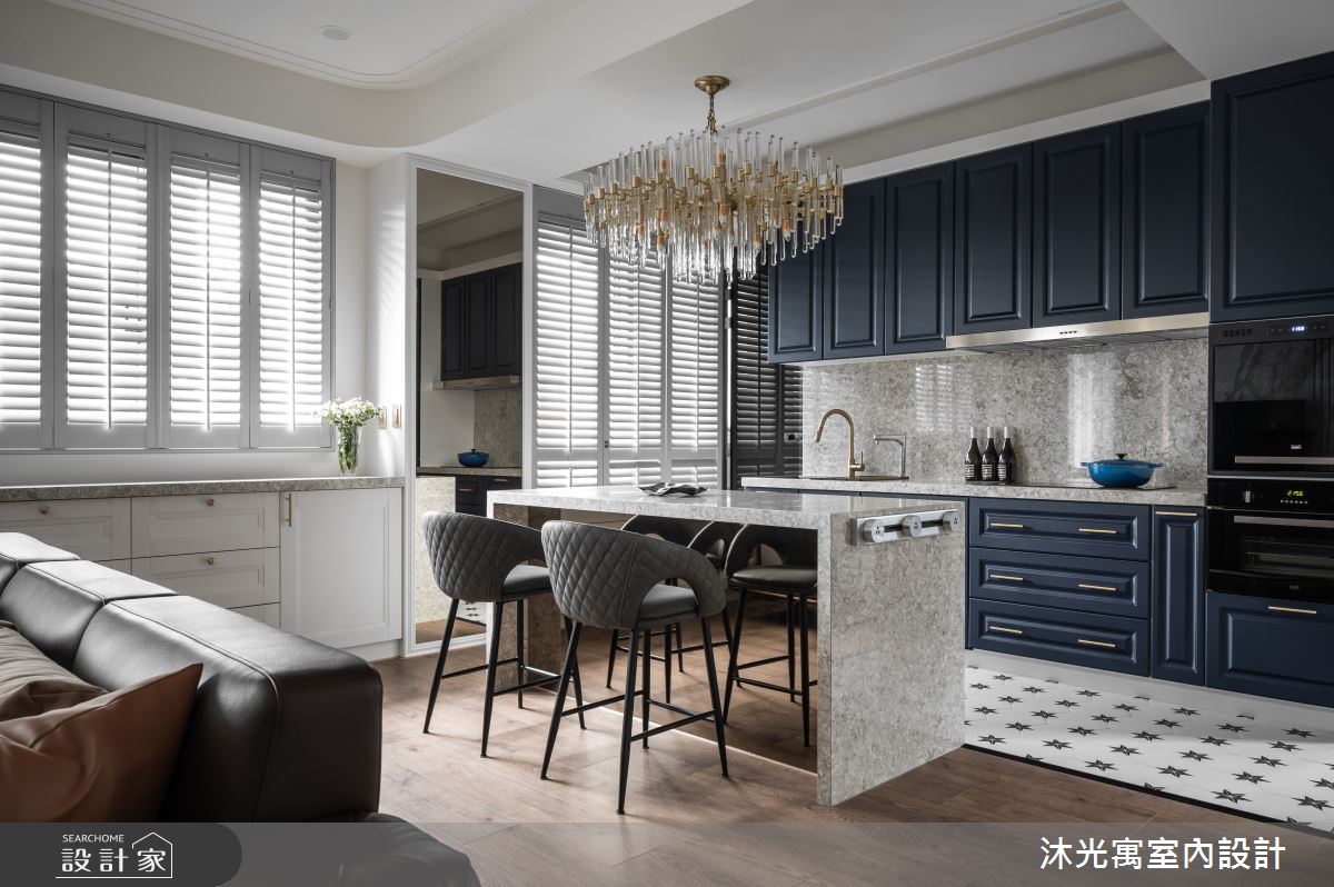 46坪新成屋(5年以下)＿混搭風廚房吧檯中島案例圖片＿沐光寓室內設計＿沐光寓_09之20