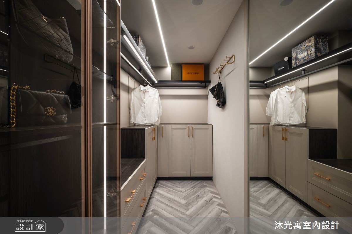 46坪新成屋(5年以下)＿混搭風更衣間案例圖片＿沐光寓室內設計＿沐光寓_09之33