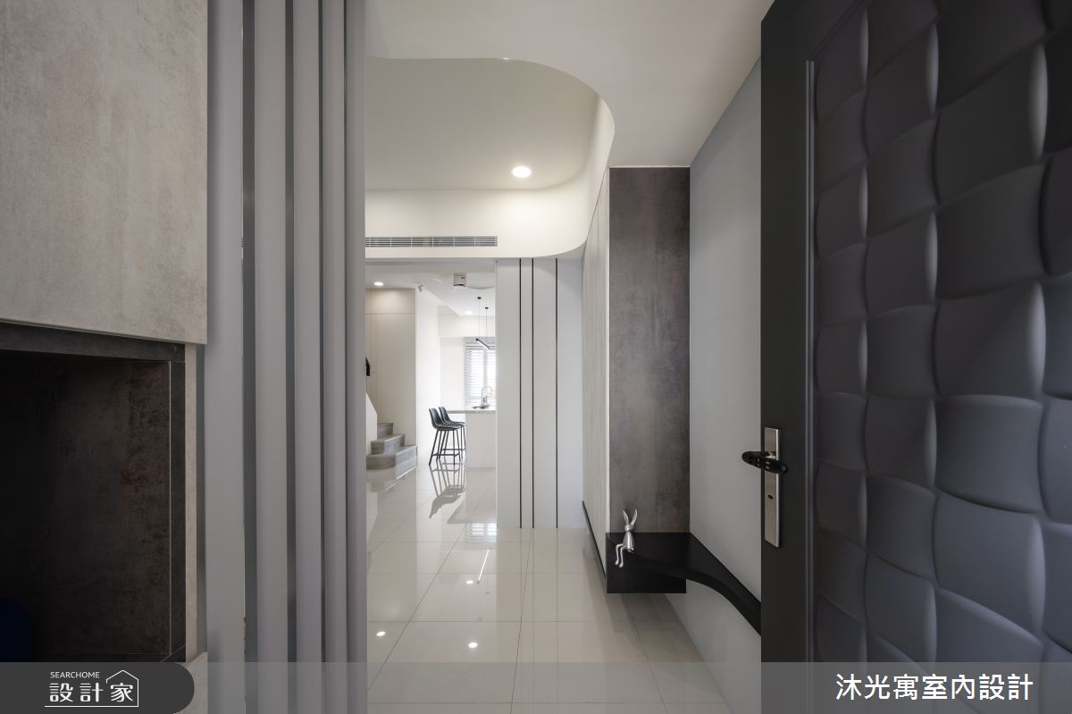 72坪新成屋(5年以下)＿現代風玄關案例圖片＿沐光寓室內設計＿沐光寓_10之1