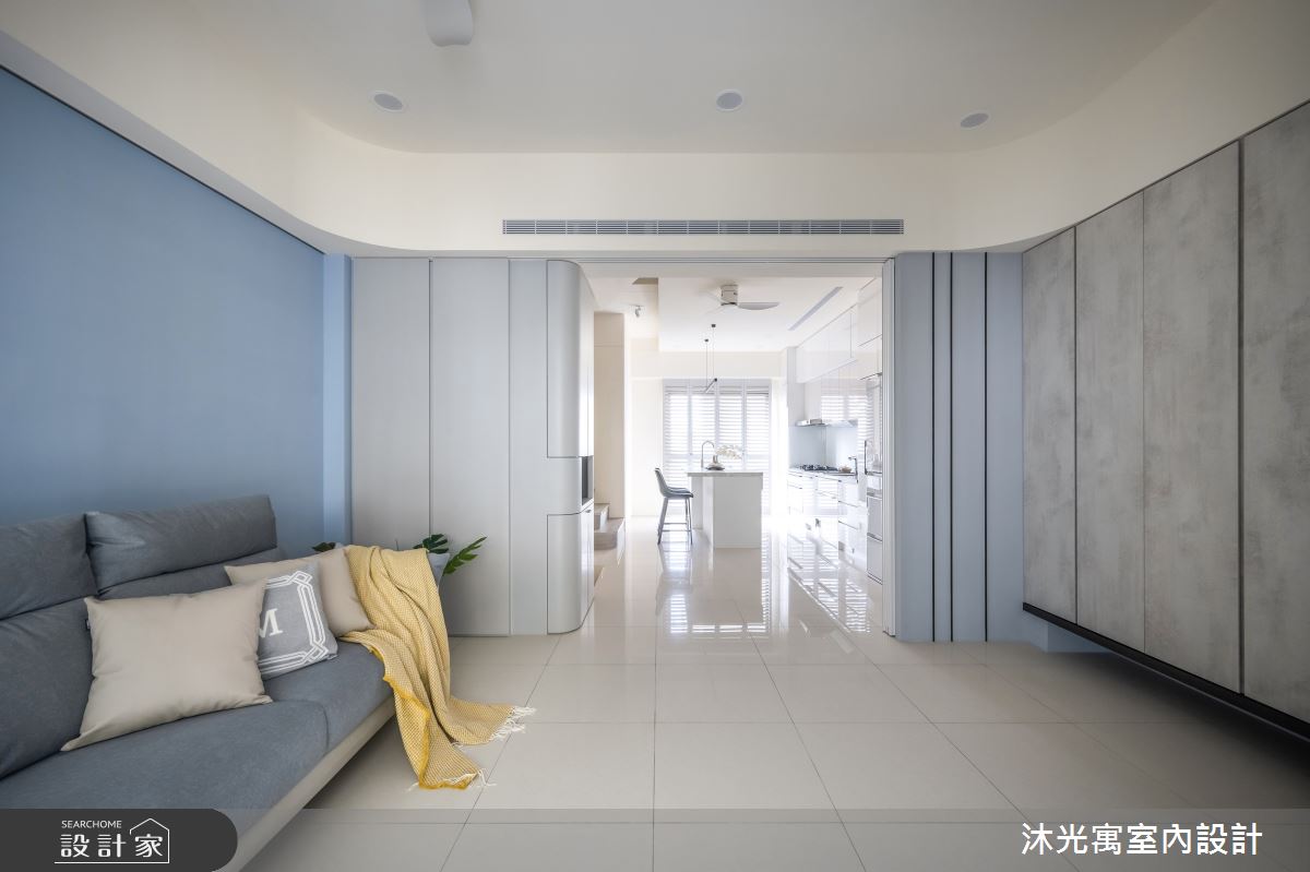 72坪新成屋(5年以下)＿現代風客廳餐廳廚房中島案例圖片＿沐光寓室內設計＿沐光寓_10之11