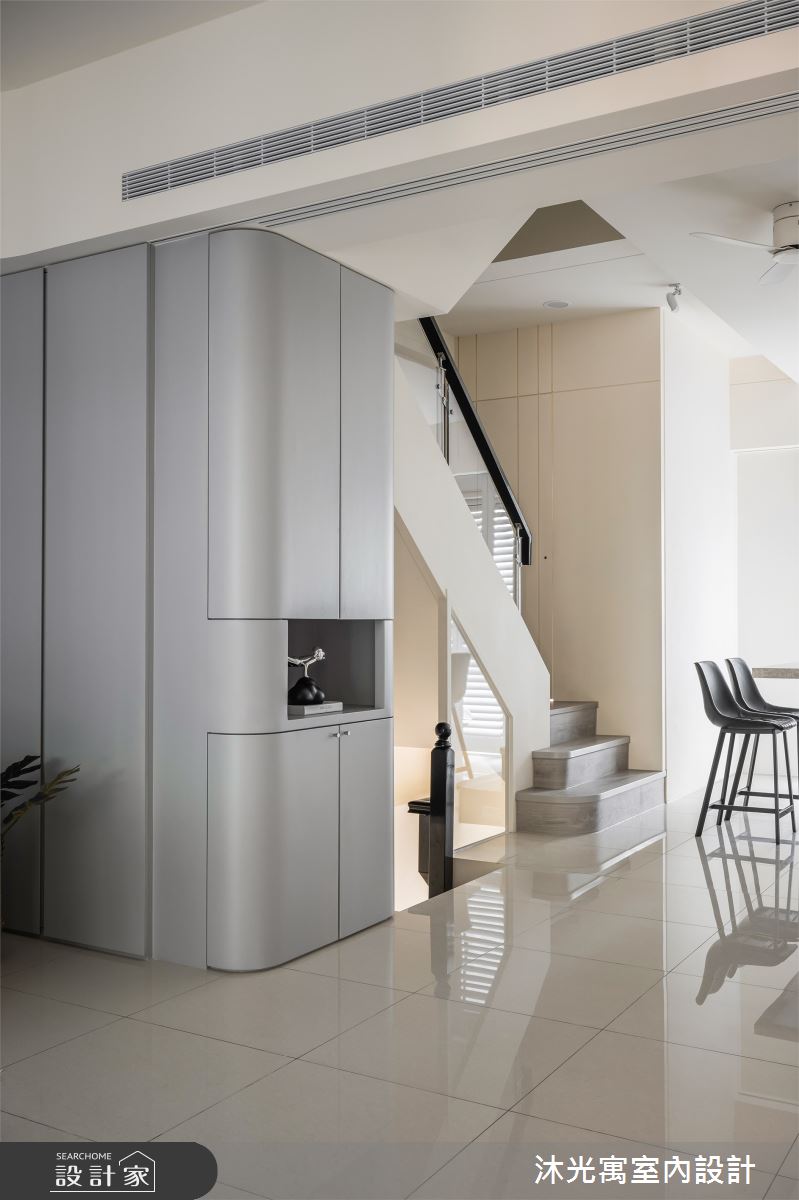 72坪新成屋(5年以下)＿現代風餐廳樓梯案例圖片＿沐光寓室內設計＿沐光寓_10之21