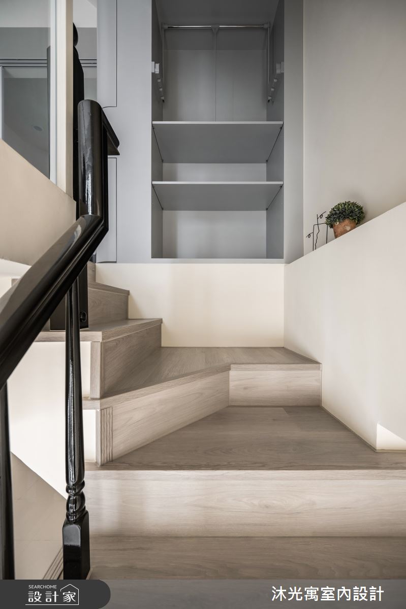 72坪新成屋(5年以下)＿現代風樓梯案例圖片＿沐光寓室內設計＿沐光寓_10之25