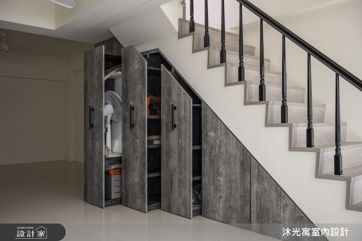 72坪新成屋(5年以下)＿現代風樓梯儲藏室案例圖片＿沐光寓室內設計＿沐光寓_10之27