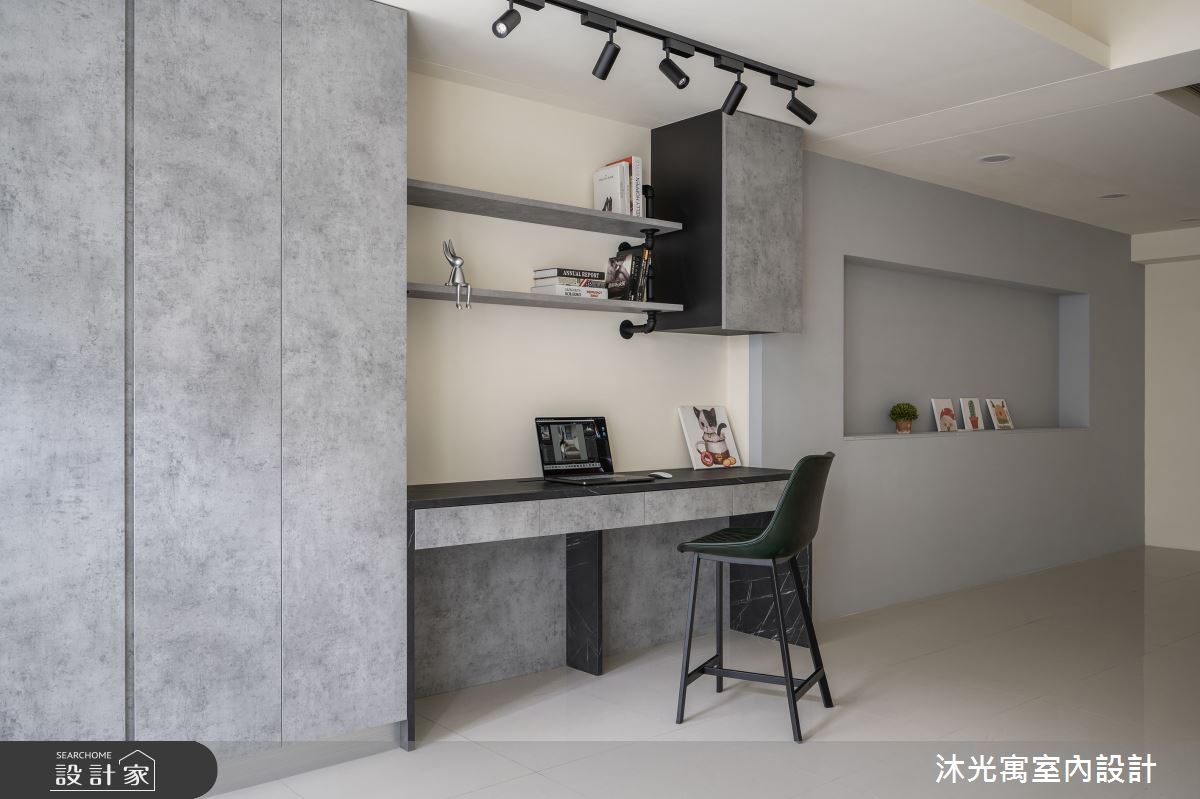 72坪新成屋(5年以下)＿現代風書房案例圖片＿沐光寓室內設計＿沐光寓_10之28
