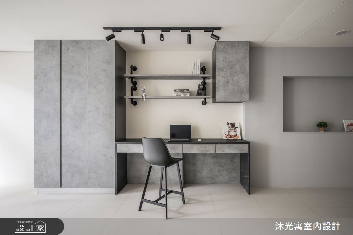 72坪新成屋(5年以下)＿現代風書房案例圖片＿沐光寓室內設計＿沐光寓_10之29