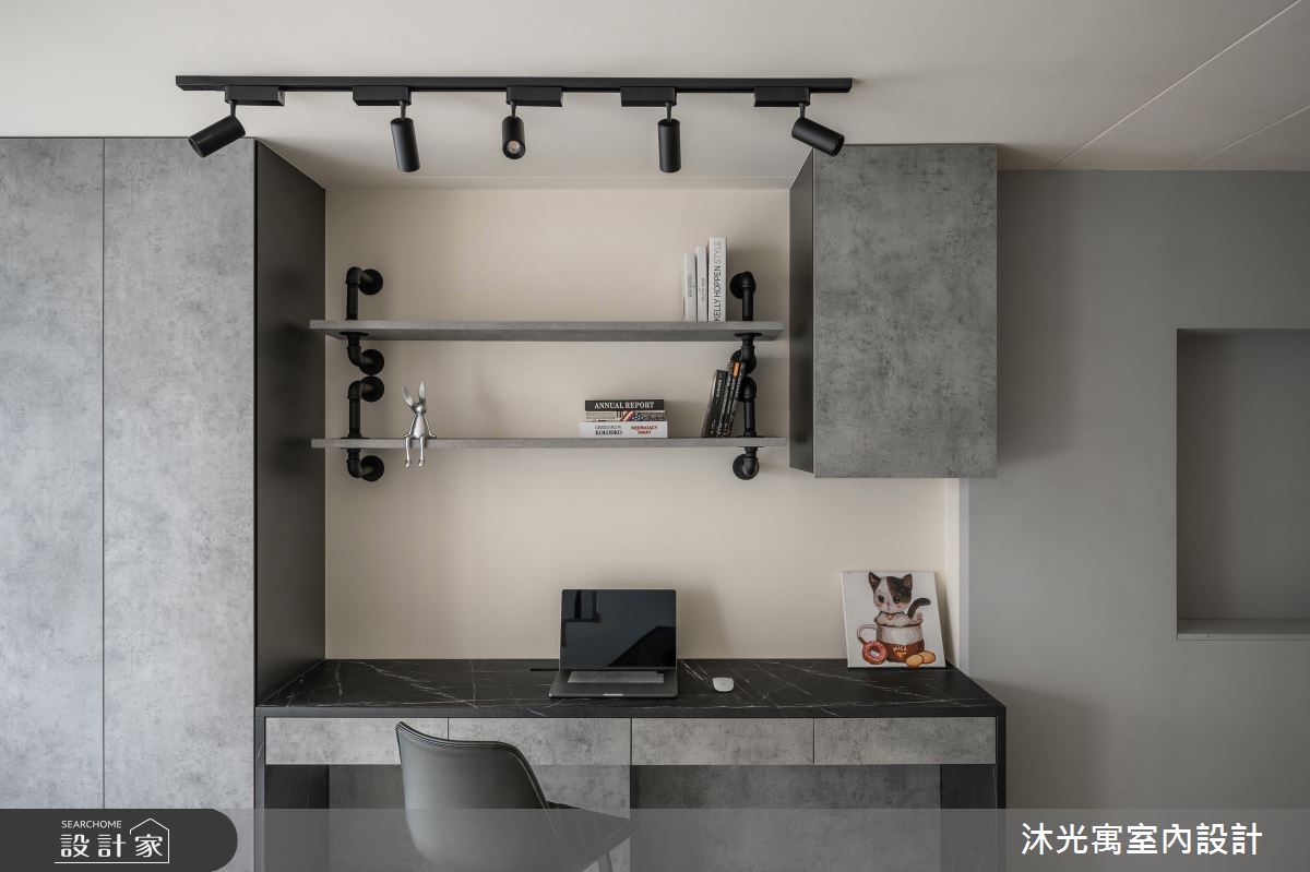 72坪新成屋(5年以下)＿現代風書房案例圖片＿沐光寓室內設計＿沐光寓_10之30