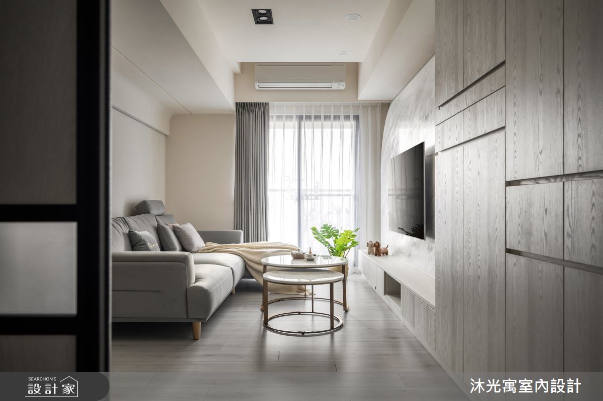 25坪新成屋(5年以下)＿混搭風客廳案例圖片＿沐光寓室內設計＿沐光寓_11之6