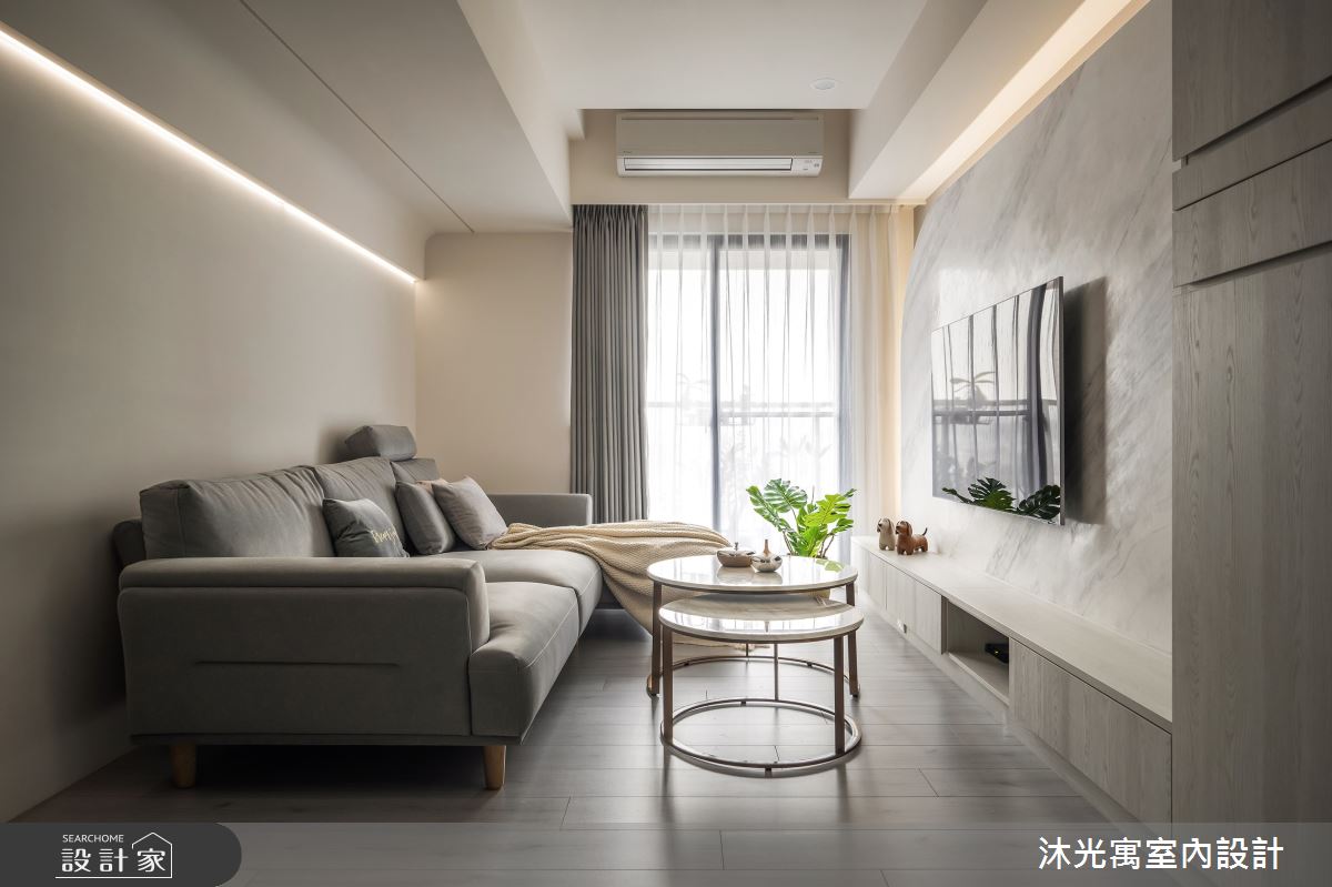 25坪新成屋(5年以下)＿混搭風客廳案例圖片＿沐光寓室內設計＿沐光寓_11之10