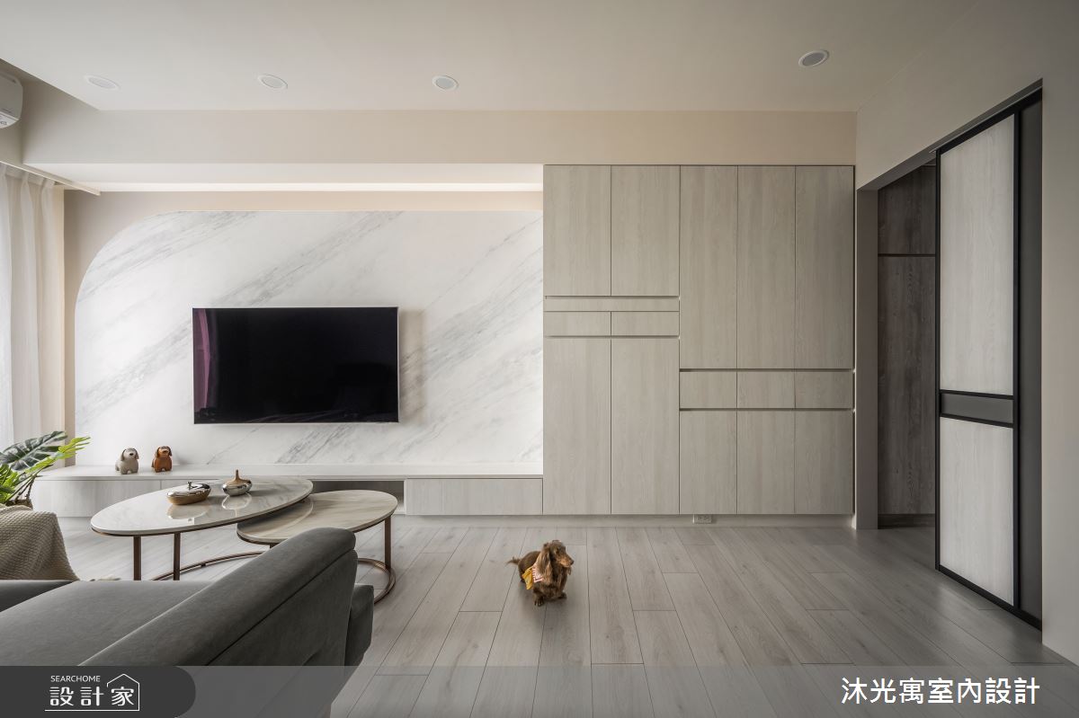 25坪新成屋(5年以下)＿混搭風客廳案例圖片＿沐光寓室內設計＿沐光寓_11之9