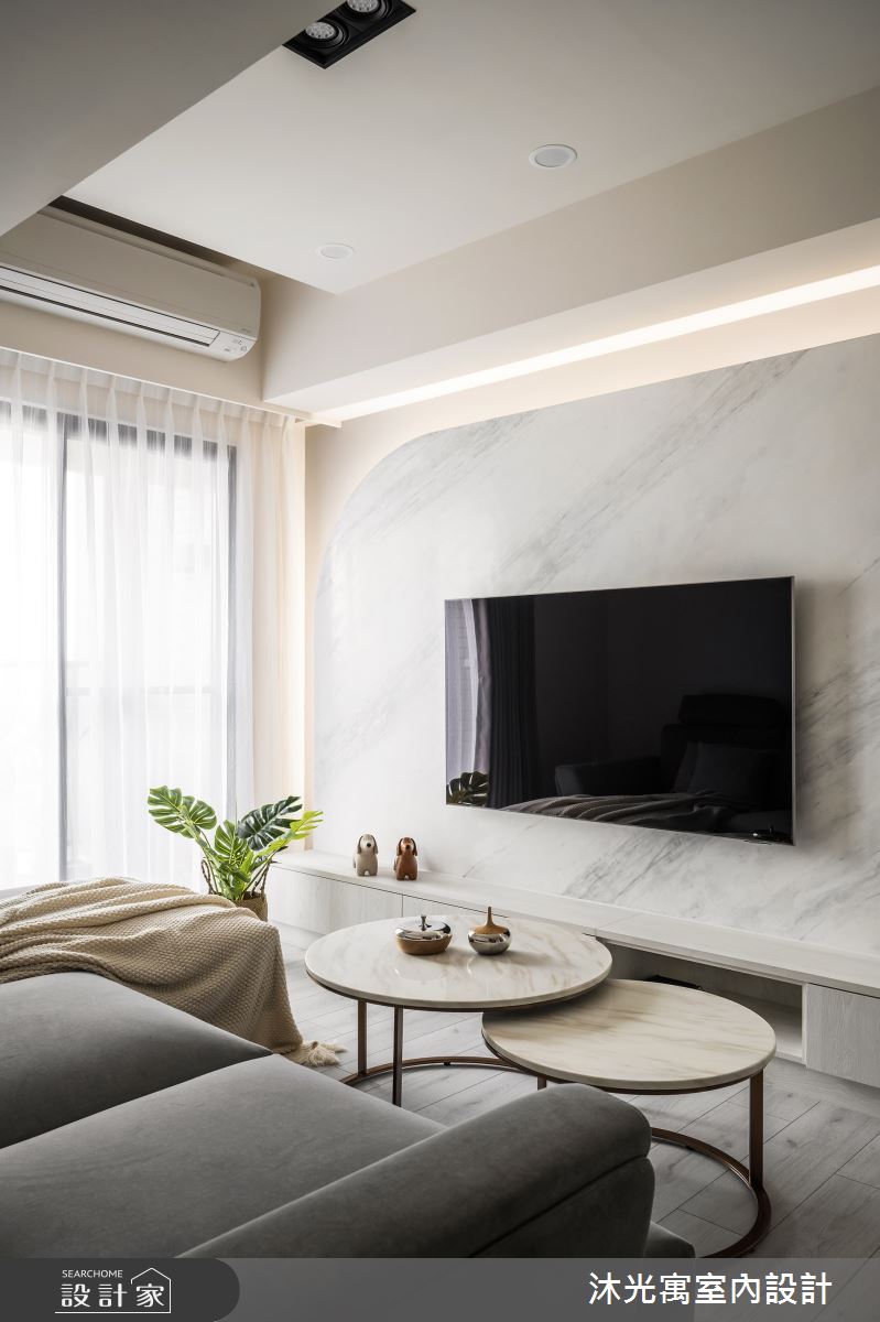 25坪新成屋(5年以下)＿混搭風客廳案例圖片＿沐光寓室內設計＿沐光寓_11之11
