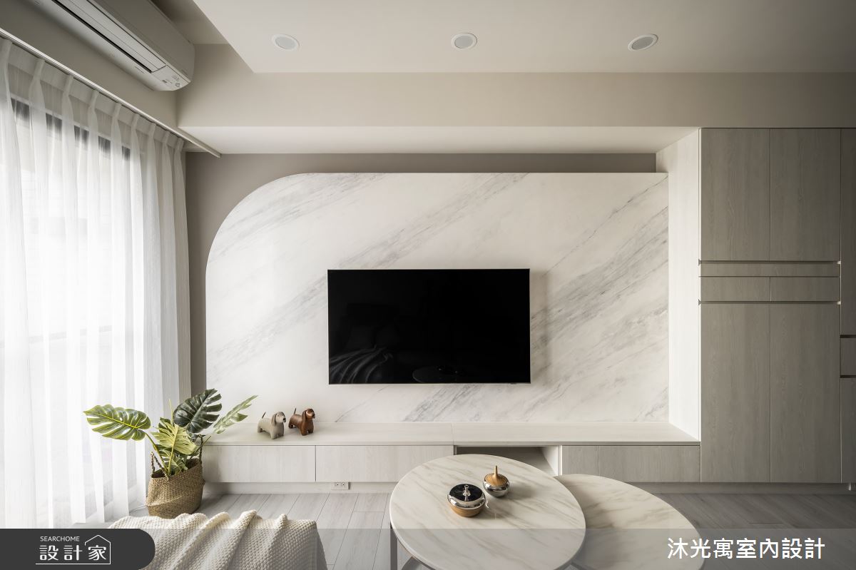 25坪新成屋(5年以下)＿混搭風客廳案例圖片＿沐光寓室內設計＿沐光寓_11之8