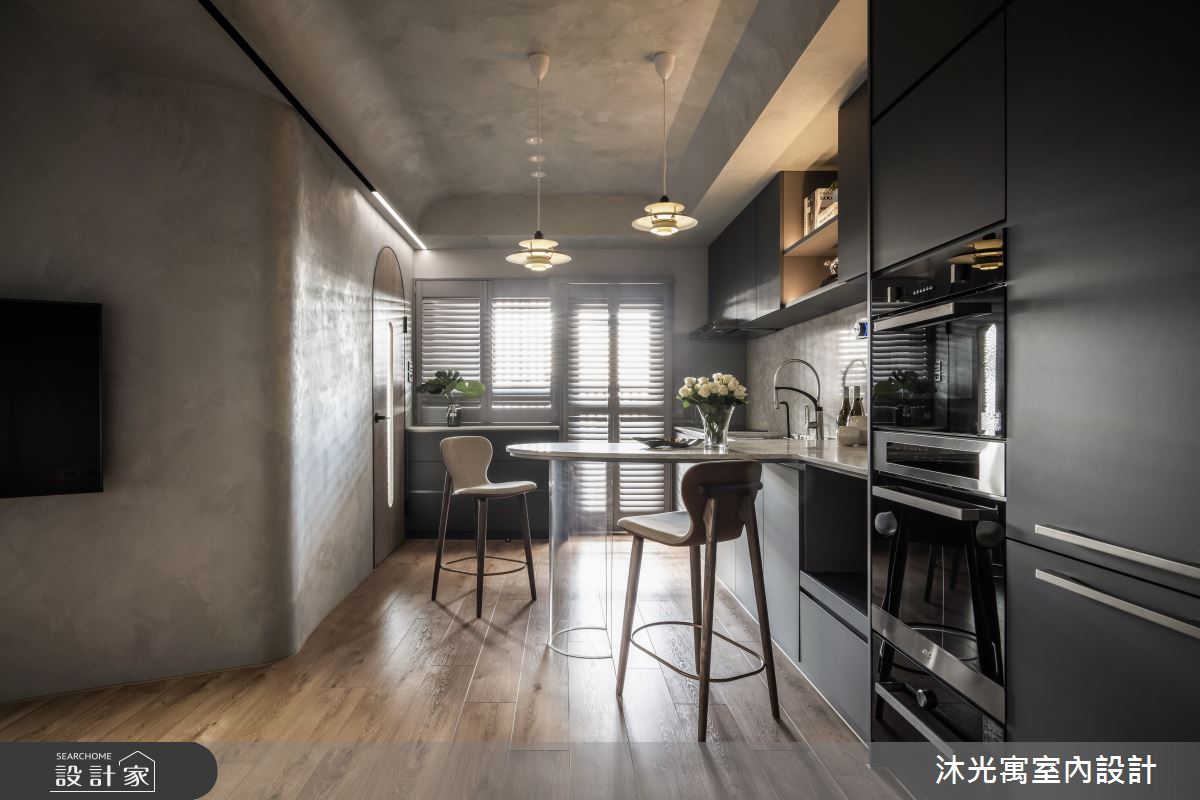 14坪新成屋(5年以下)＿侘寂風餐廳廚房案例圖片＿沐光寓室內設計＿沐光寓_12之7
