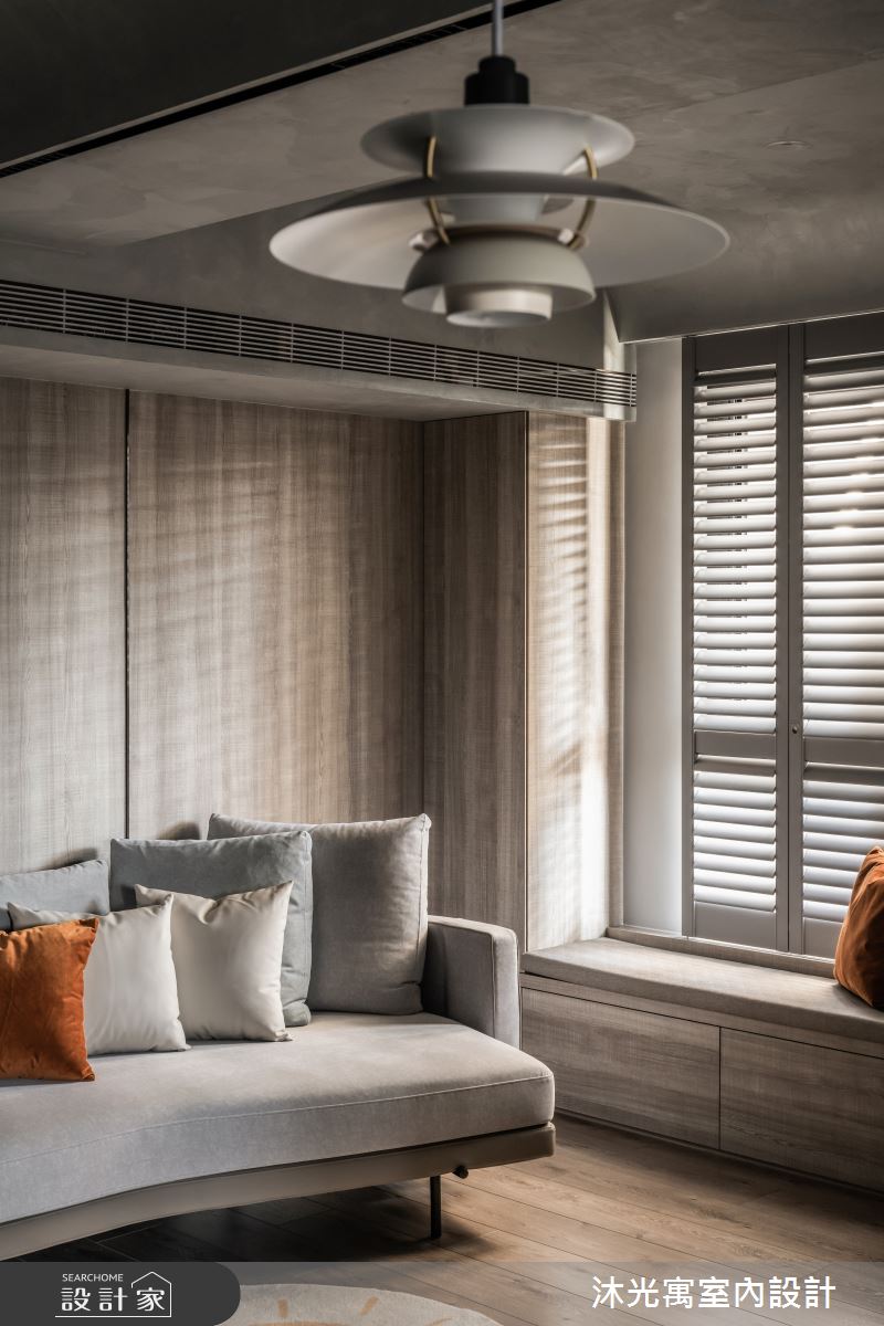 14坪新成屋(5年以下)＿侘寂風客廳案例圖片＿沐光寓室內設計＿沐光寓_12之11