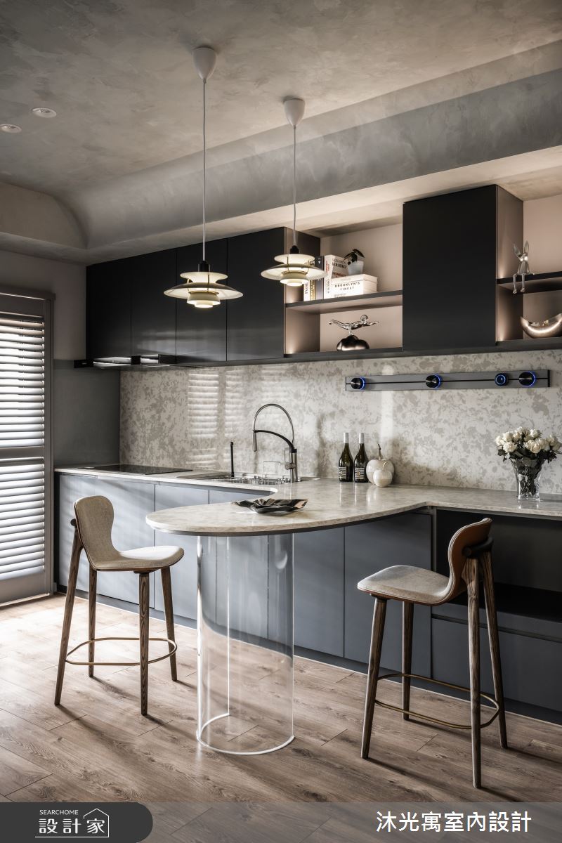 14坪新成屋(5年以下)＿侘寂風餐廳廚房案例圖片＿沐光寓室內設計＿沐光寓_12之16
