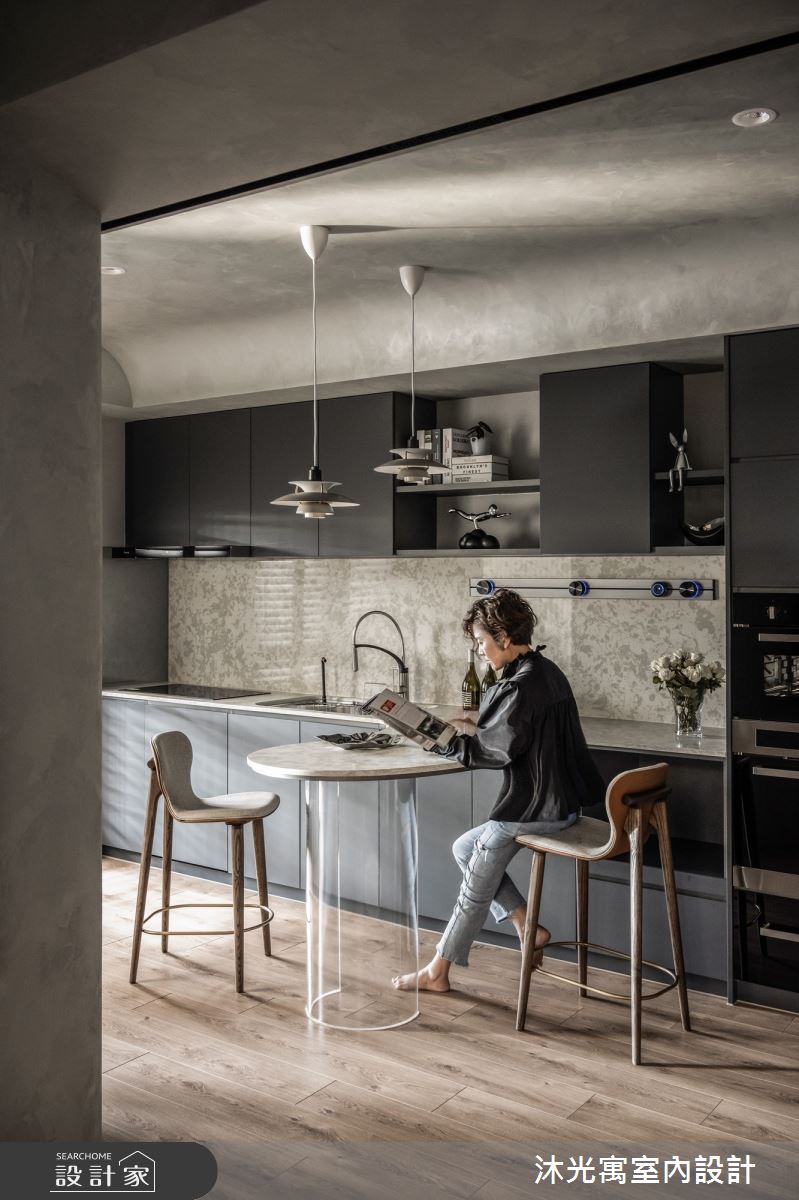 14坪新成屋(5年以下)＿侘寂風餐廳廚房案例圖片＿沐光寓室內設計＿沐光寓_12之17