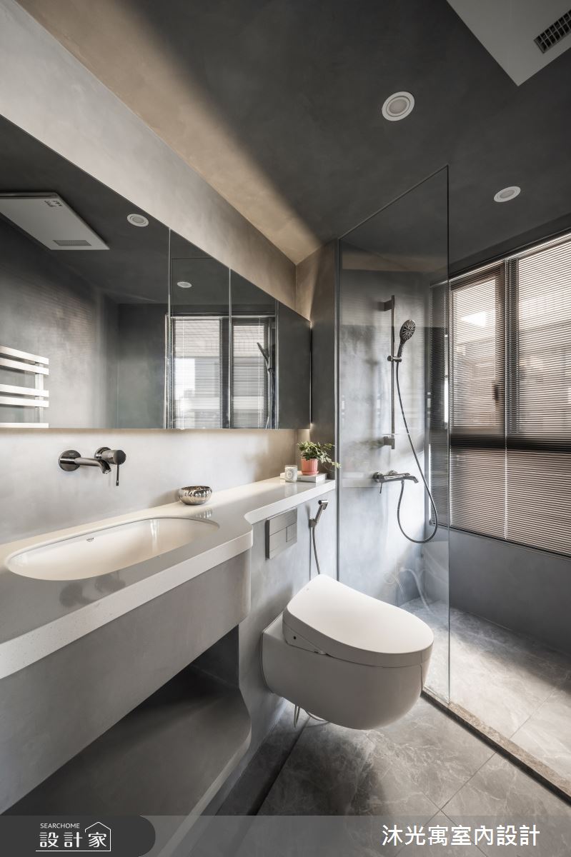 14坪新成屋(5年以下)＿侘寂風浴室案例圖片＿沐光寓室內設計＿沐光寓_12之24