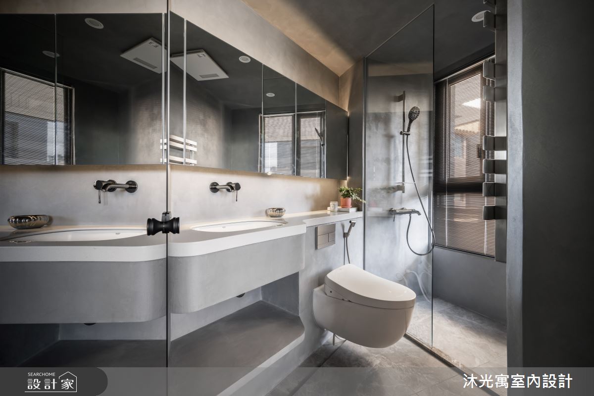 14坪新成屋(5年以下)＿侘寂風浴室案例圖片＿沐光寓室內設計＿沐光寓_12之23