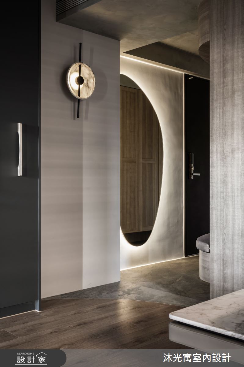 14坪新成屋(5年以下)＿侘寂風玄關案例圖片＿沐光寓室內設計＿沐光寓_12之3