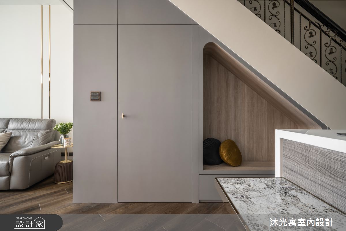 85坪新成屋(5年以下)＿現代風客廳中島案例圖片＿沐光寓室內設計＿沐光寓_13之16