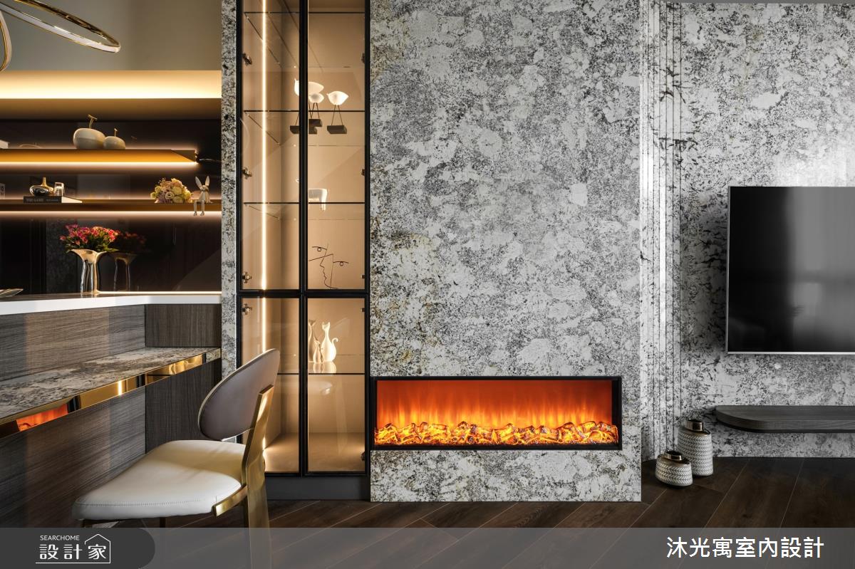 85坪新成屋(5年以下)＿現代風客廳中島案例圖片＿沐光寓室內設計＿沐光寓_13之9