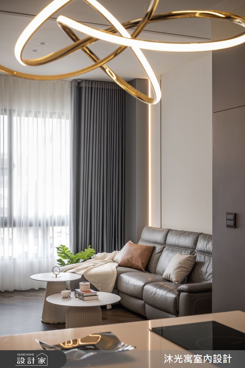 85坪新成屋(5年以下)＿現代風客廳案例圖片＿沐光寓室內設計＿沐光寓_13之14