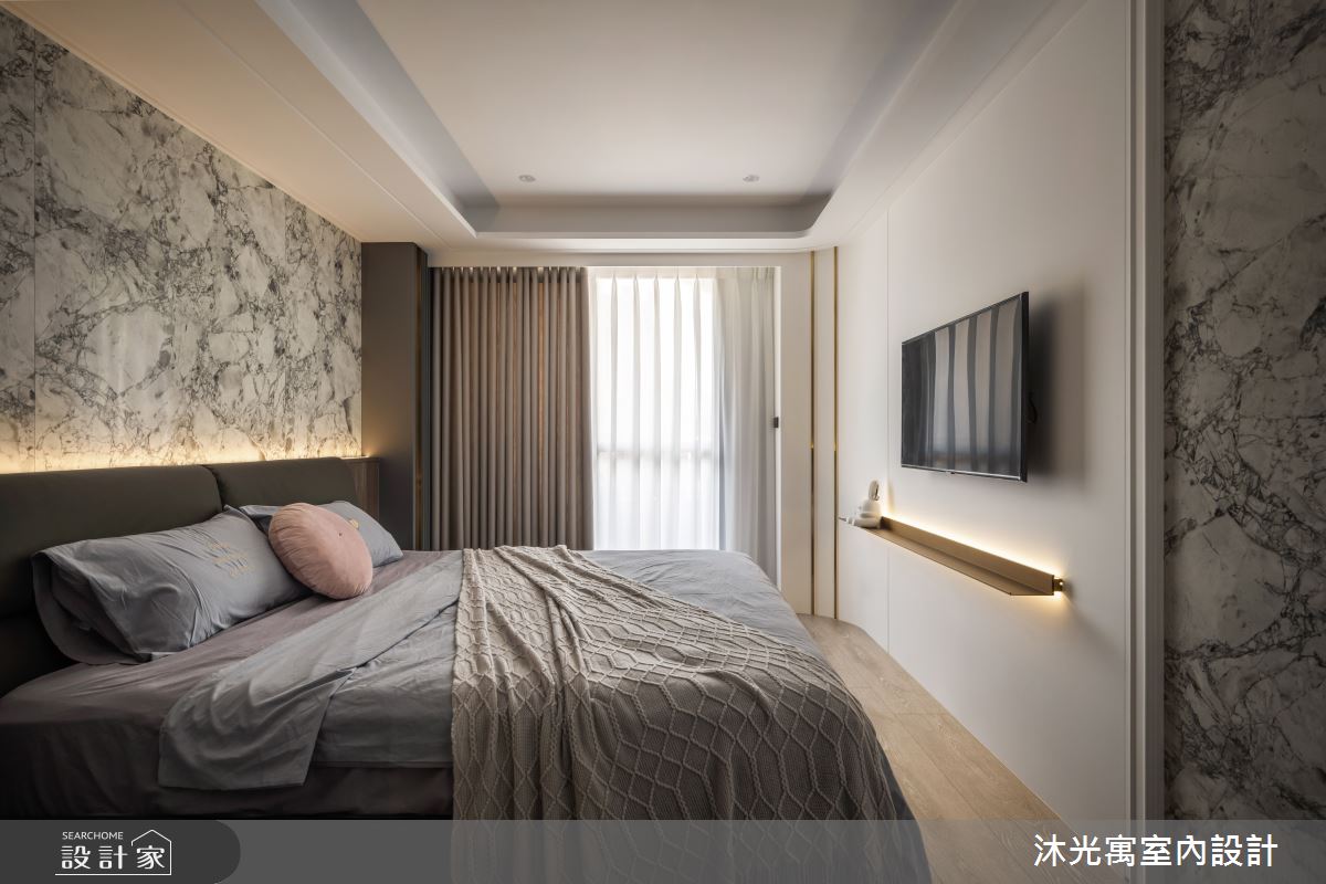 85坪新成屋(5年以下)＿現代風臥室案例圖片＿沐光寓室內設計＿沐光寓_13之20