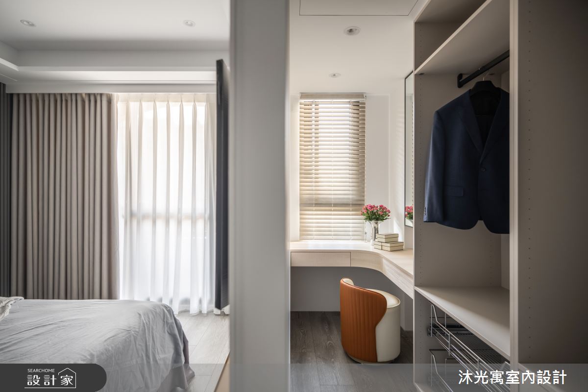 85坪新成屋(5年以下)＿現代風臥室更衣間案例圖片＿沐光寓室內設計＿沐光寓_13之25