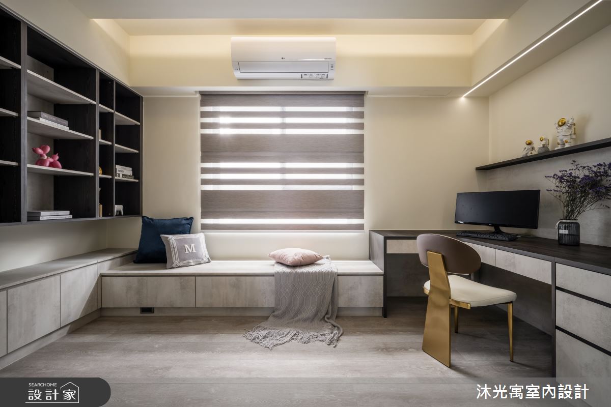 85坪新成屋(5年以下)＿現代風書房臥榻多功能室案例圖片＿沐光寓室內設計＿沐光寓_13之3521