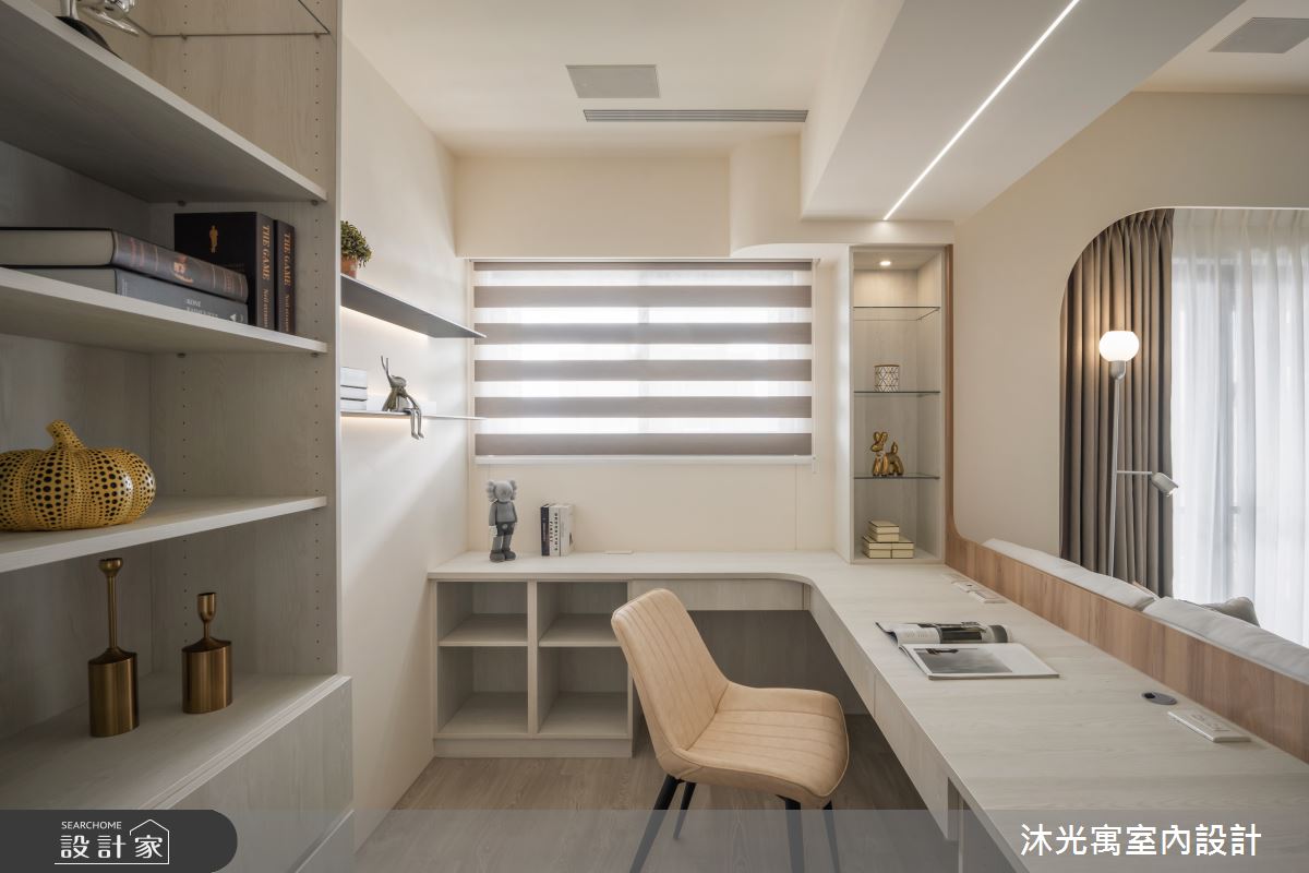 23坪新成屋(5年以下)＿混搭風書房案例圖片＿沐光寓室內設計＿沐光寓_14之16