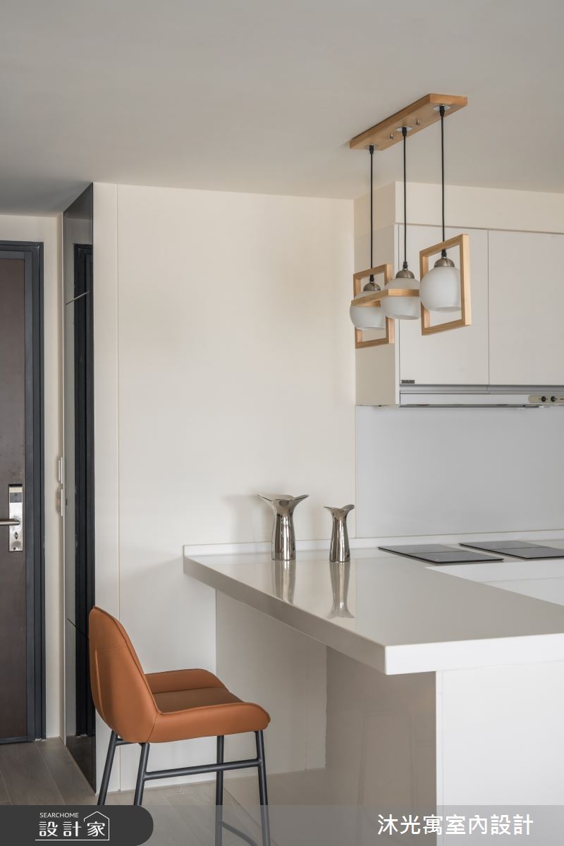 23坪新成屋(5年以下)＿混搭風餐廳廚房吧檯中島案例圖片＿沐光寓室內設計＿沐光寓_14之18