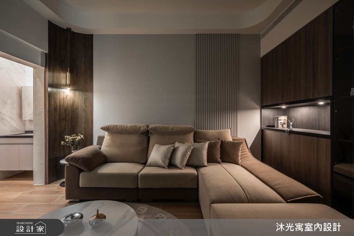 46坪新成屋(5年以下)＿現代風客廳案例圖片＿沐光寓室內設計＿沐光寓_15之3