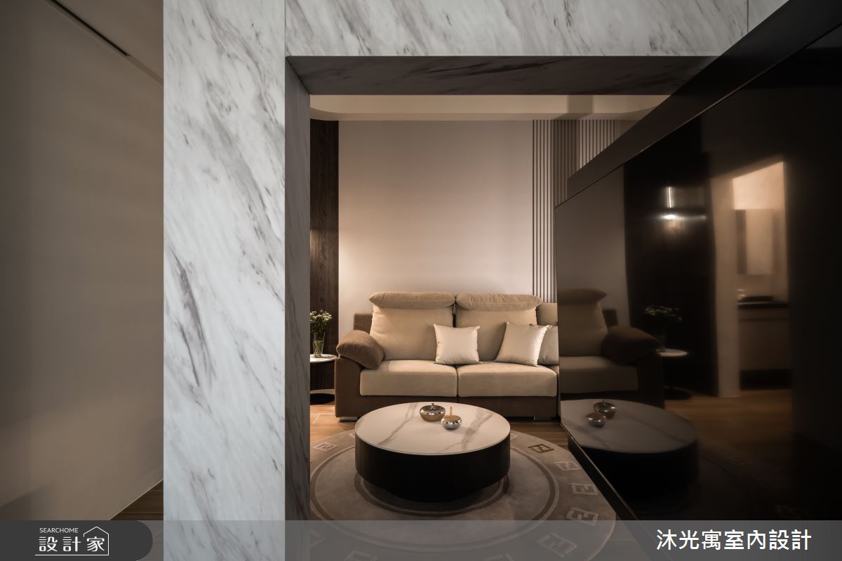 46坪新成屋(5年以下)＿現代風客廳案例圖片＿沐光寓室內設計＿沐光寓_15之13