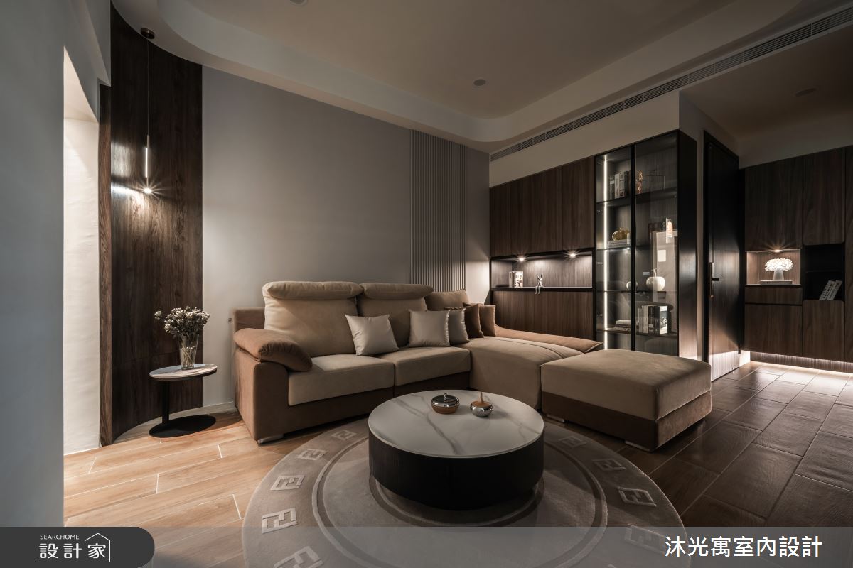 46坪新成屋(5年以下)＿現代風玄關客廳案例圖片＿沐光寓室內設計＿沐光寓_15之2